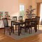 Baxton Studio Erion Modern and Contemporary Dark Brown Finished Wood 7-Piece Dining Set 184-11426-10519-Zoro - alternate 3